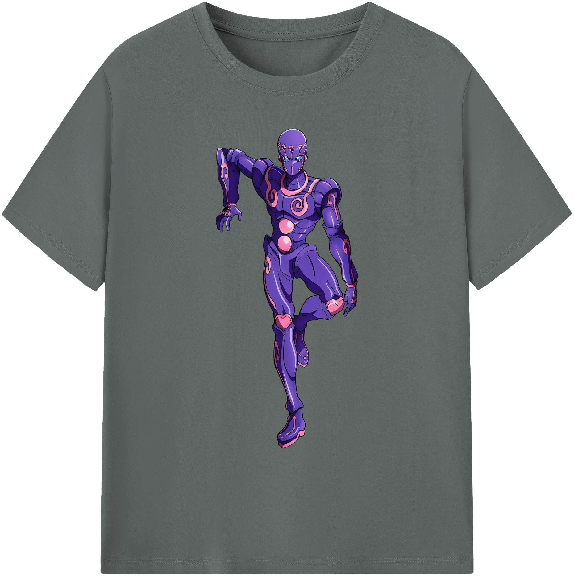 （画像用） ジョジョの奇妙な冒険 JoJo's Bizarre Adventure 綿100％ メンズ半袖Tシャツ｜肌触りやわらか＆通気性